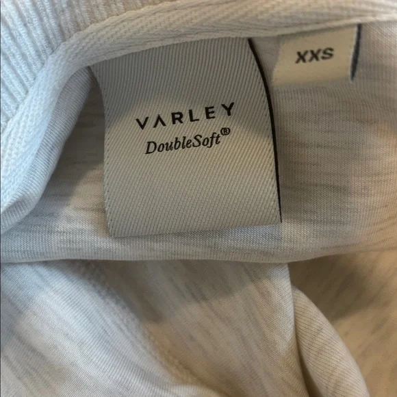 VARLEY Hawley Half-Zip Sweat Shirt, Ivory Marl xxs - Picture 4 of 4